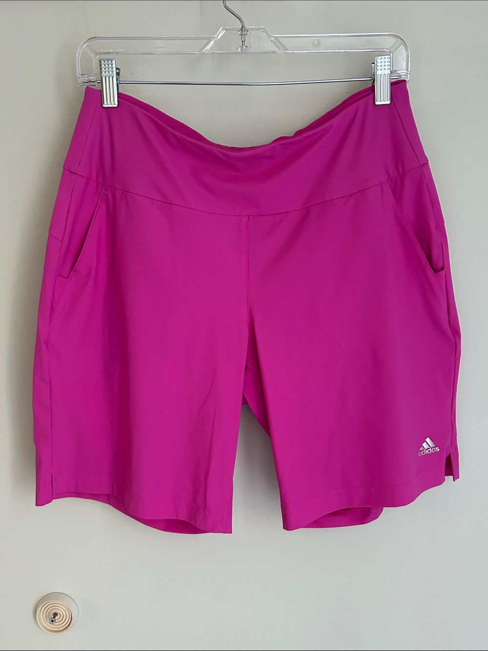 adidas Women's Bright Pink Athletic Shorts